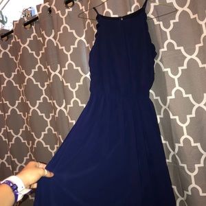 navy blue dress
